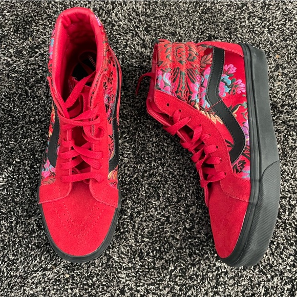 Vans FESTIVAL SATIN SK8 HI REISSUE size 7.5 - Picture 2 of 9